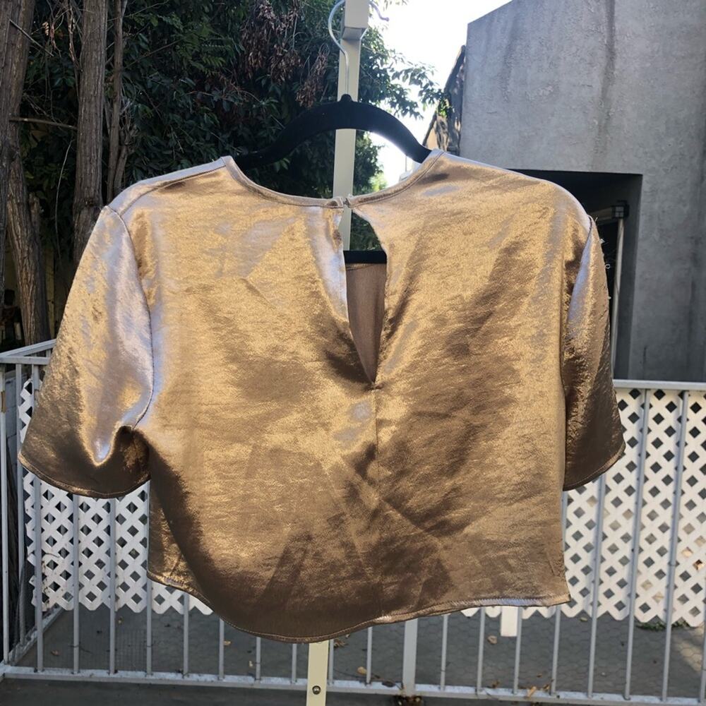 BCBGeneration Metallic Top - Picture 5 of 6